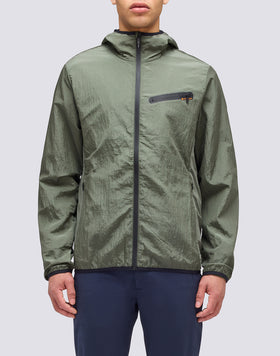 CHAQUETA DE TEJIDO RIP-STOP CON CAPUCHA