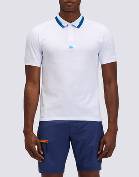 POLO IN COTONE PIQUET COMBINATO