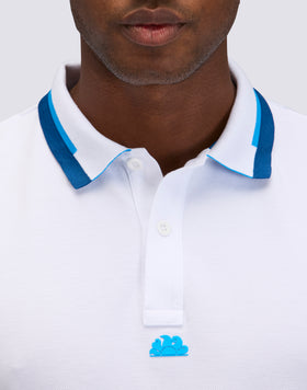 POLO IN COTONE PIQUET COMBINATO