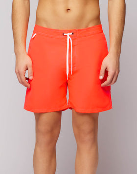 FIXED WAIST MID-LENGTH SWIM SHORTS
