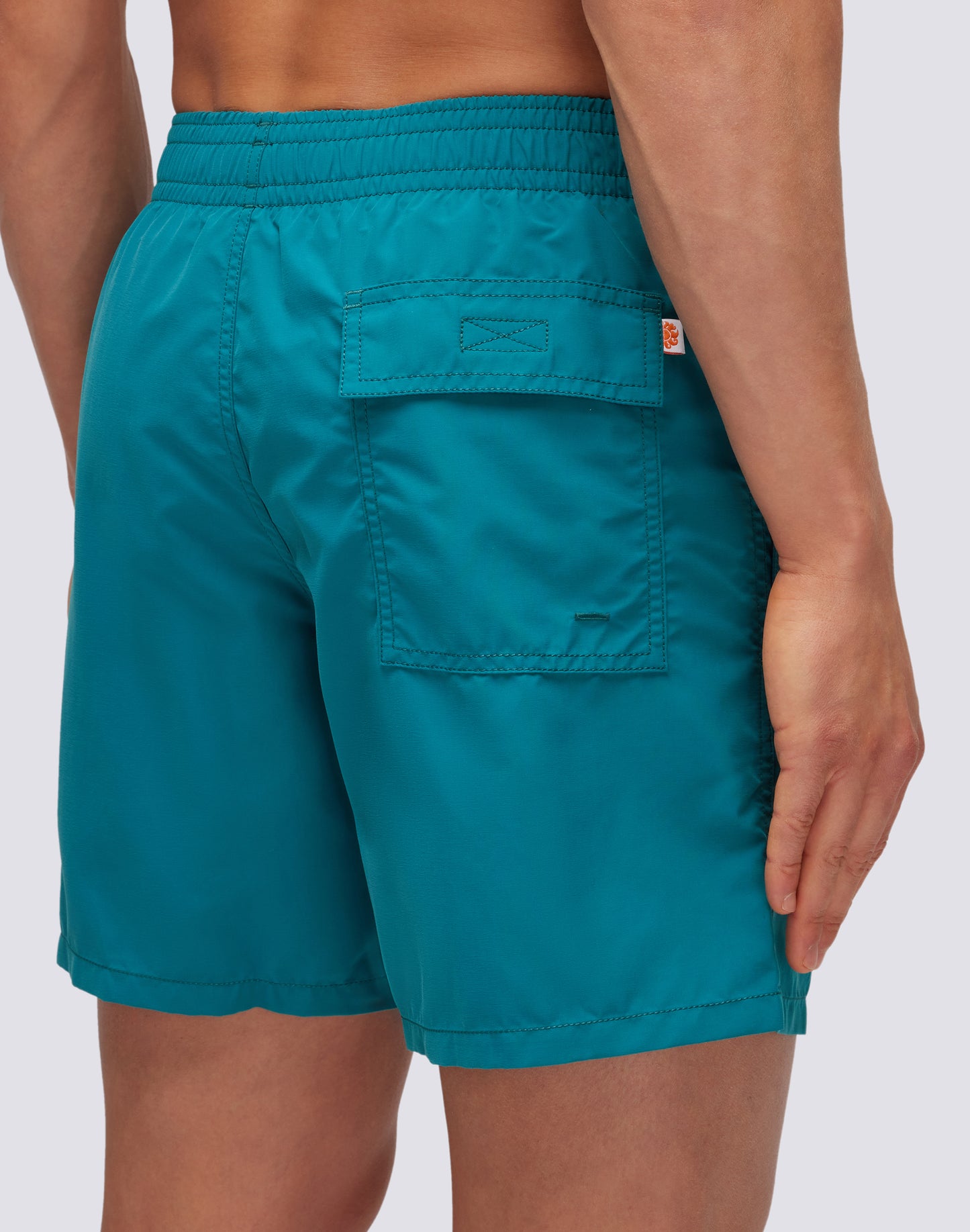 MICROPEACH MID-LENGTH SWIM SHORTS WITH AN ELASTICATED WAISTBAND