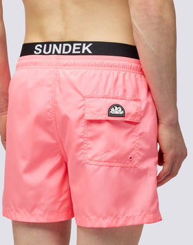 LIGHT POLY SHORT SWIMSHORTS WITH ELASTIC WAIST