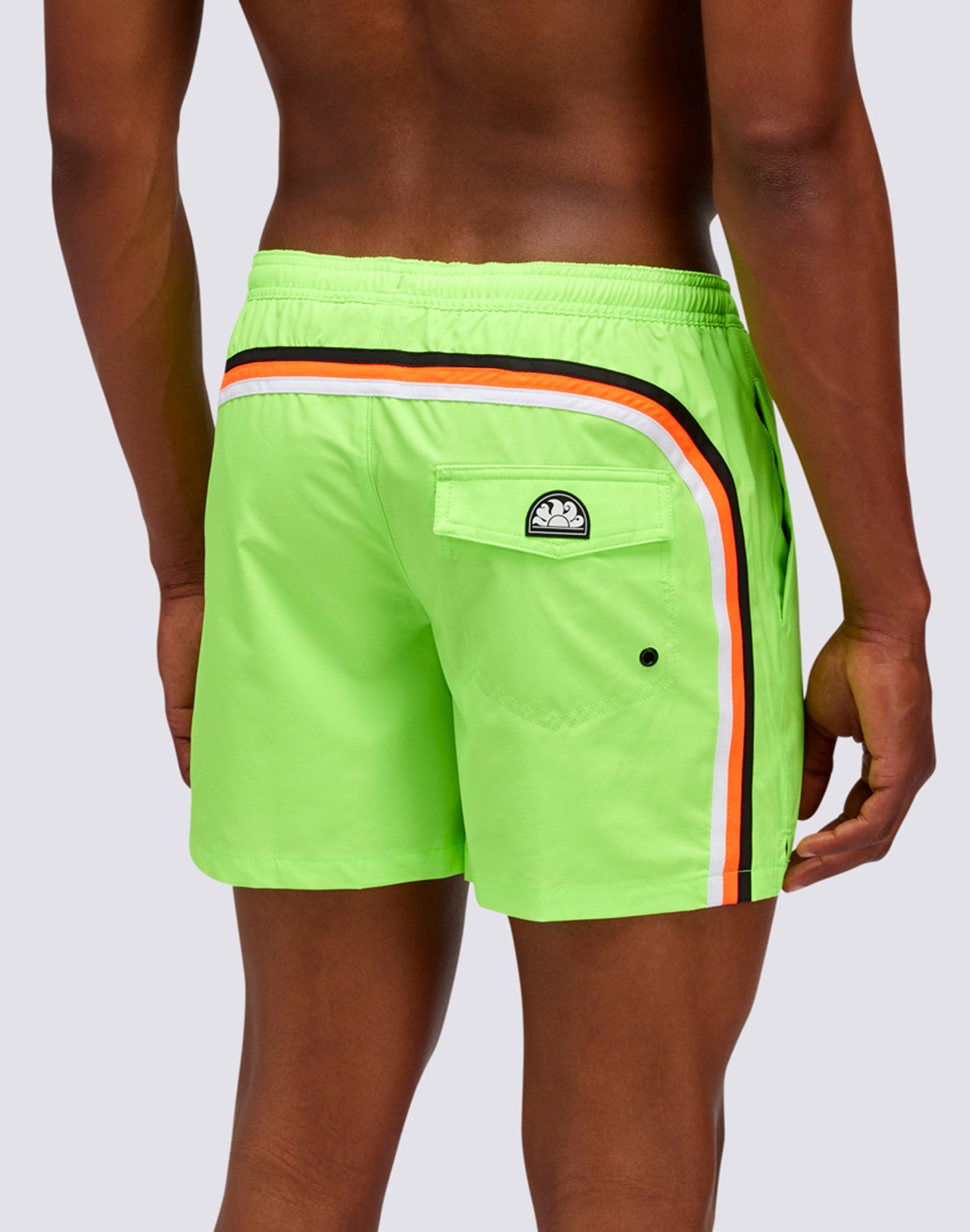 SHORT SWIMSHORTS WITH STRETCH ELASTIC WAIST