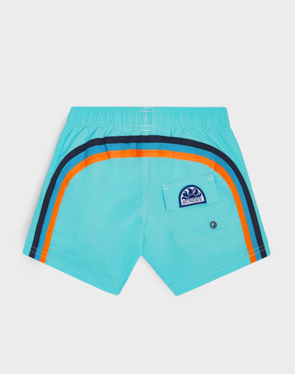 Sundek BOY’S SWIMSHORTS SHORT ELASTICATED WAIST ICONIC TAFFETA ...
