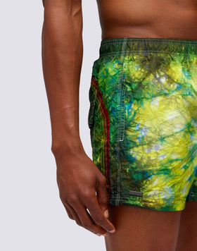 MAILLOT DE BAIN COURT TAILLE ÉLASTIQUE TAFFETA ICONIQUE - ÉDITION SPÉCIALE GOLDENWAVE