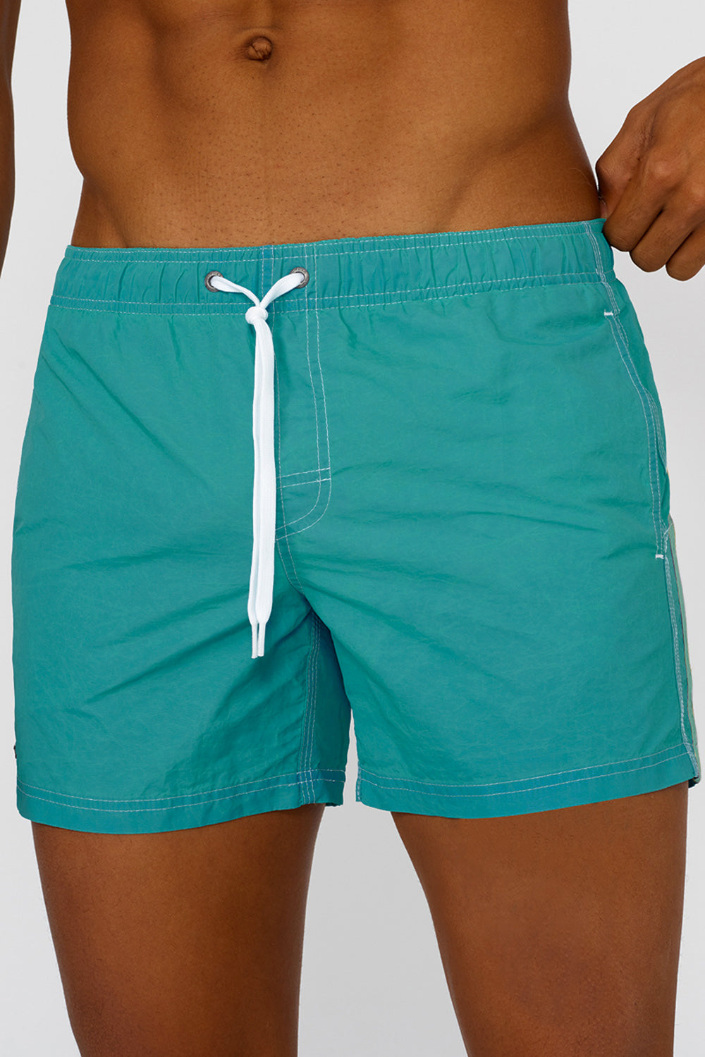 Board shorts with hot sale elastic waistband