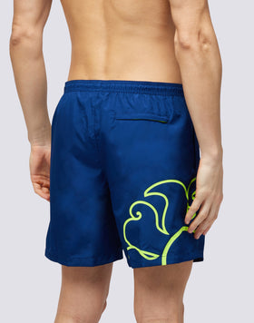 MEDIUM ELASTICATED WAIST LIGHT POLY SWIMSHORTS