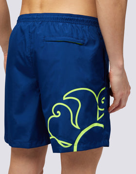 MEDIUM ELASTICATED WAIST LIGHT POLY SWIMSHORTS