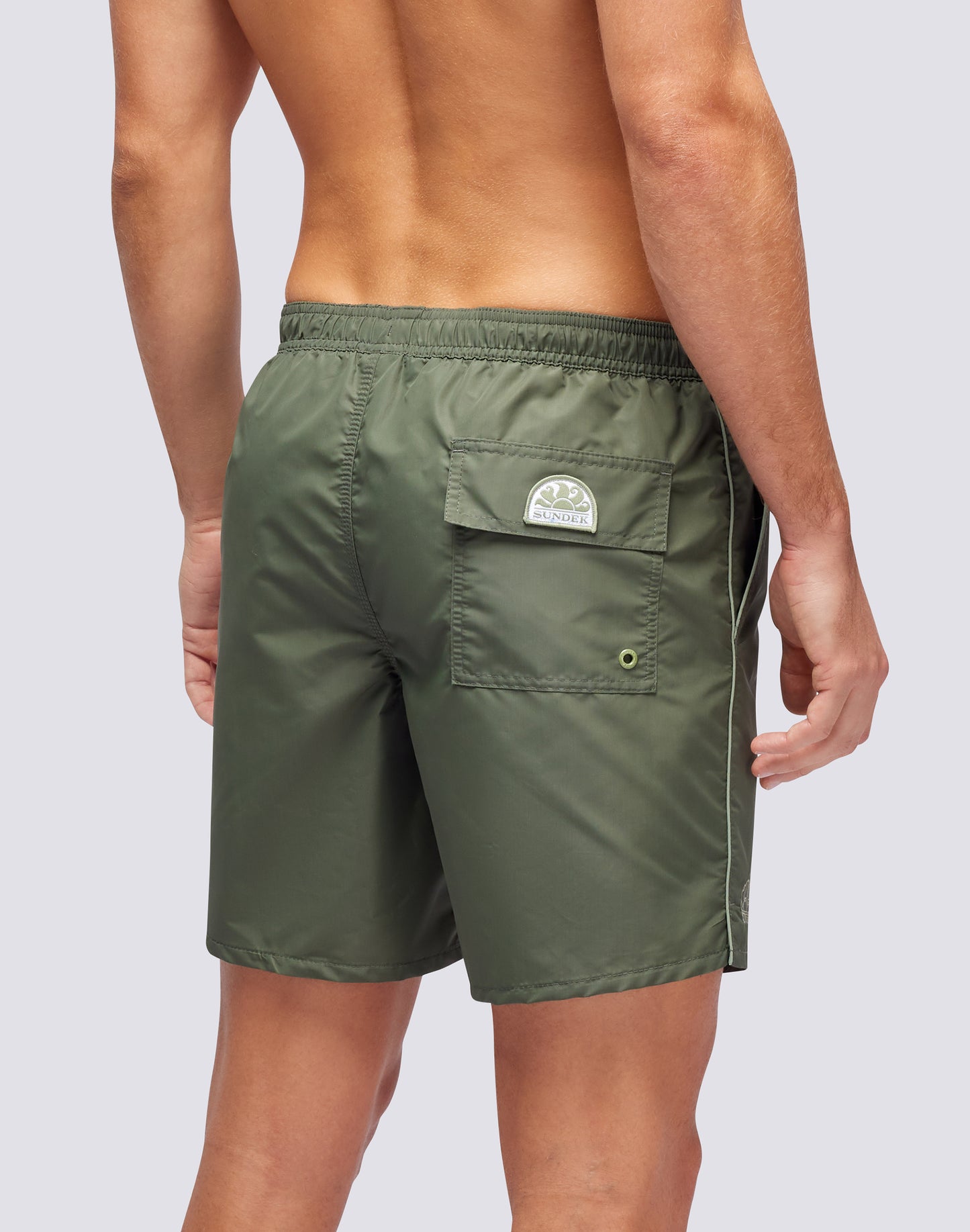 MID LENGTH SWIMSHORTS WITH ELASTICATED WAIST