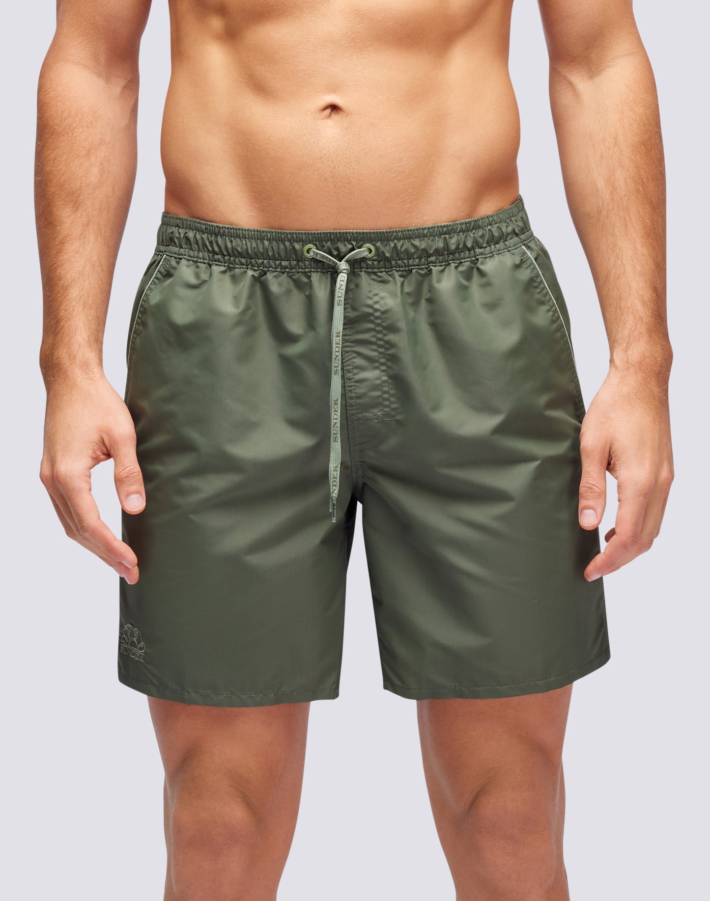 MID LENGTH SWIMSHORTS WITH ELASTICATED WAIST