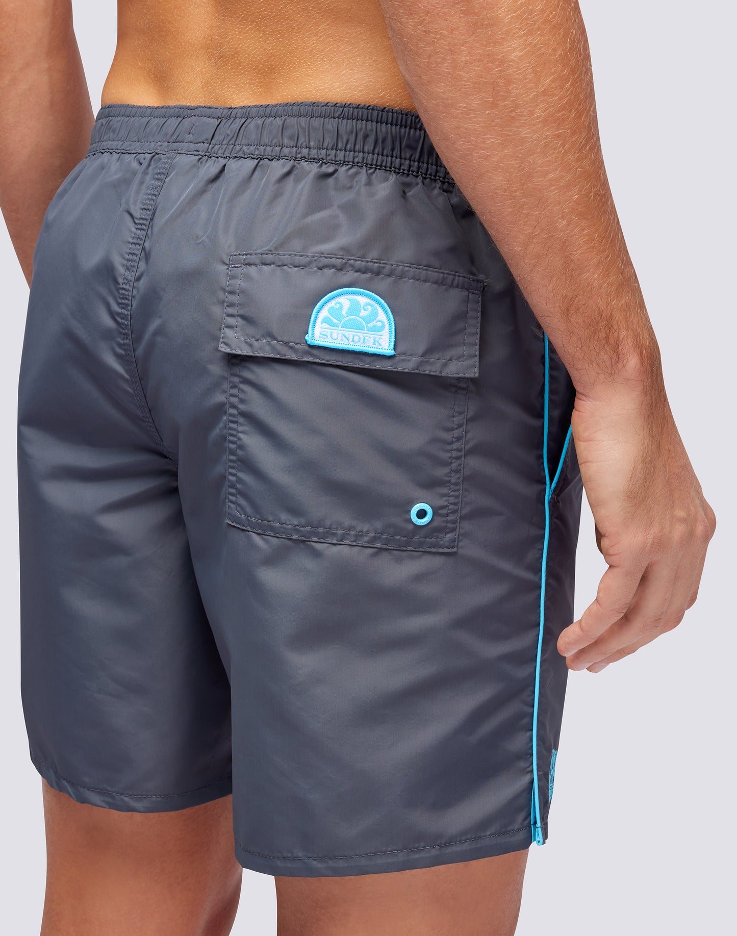 MID LENGTH SWIMSHORTS WITH ELASTICATED WAIST