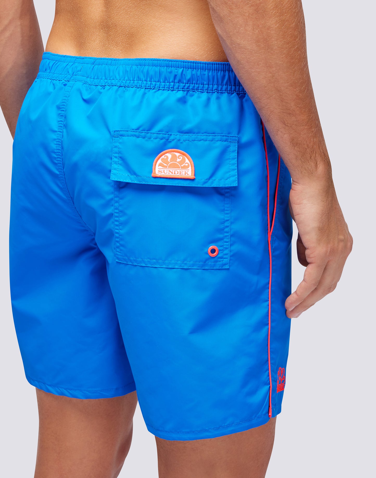 MID LENGTH SWIMSHORTS WITH ELASTICATED WAIST