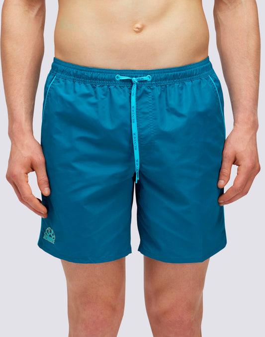 ICONIC TAFFETA MID LENGTH SWIMSHORTS WITH ELASTICATED WAIST