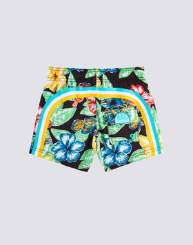 COSTUME DA BAGNO CORTO VITA ELASTICATA REPREVE® CON STAMPA ANIMAL FISH