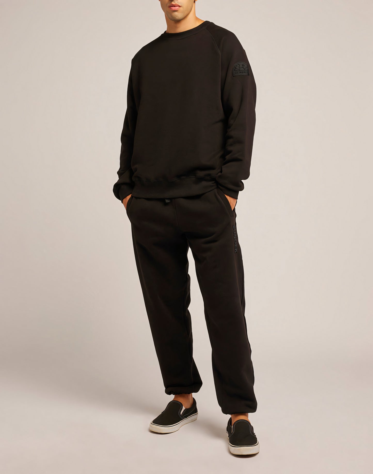 ELASTICATED SWEAT TROUSERS