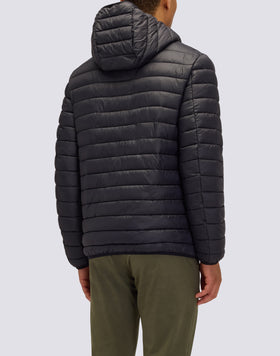 MEN'S 100-GRAM SHORT DOWN JACKET WITH HOOD