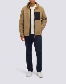 CHAQUETA TEDDY AFLORADA PARA HOMBRE