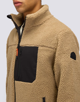CHAQUETA TEDDY AFLORADA PARA HOMBRE