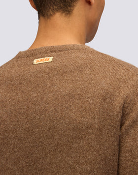 JERSEY DE CUELLO REDONDO PARA HOMBRE EN MEZCLA DE LANA