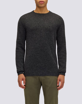 MEN'S CREW NECK SWEATER IN WOOL BLEND