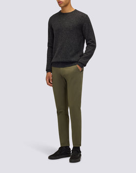 MEN'S CREW NECK SWEATER IN WOOL BLEND