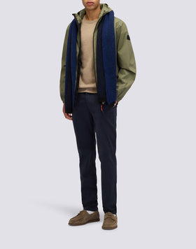 JERSEY DE CUELLO REDONDO PARA HOMBRE EN MEZCLA DE LANA