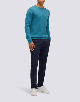 MEN'S CREW NECK SWEATER IN WOOL BLEND