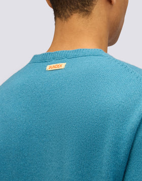 MEN'S CREW NECK SWEATER IN WOOL BLEND