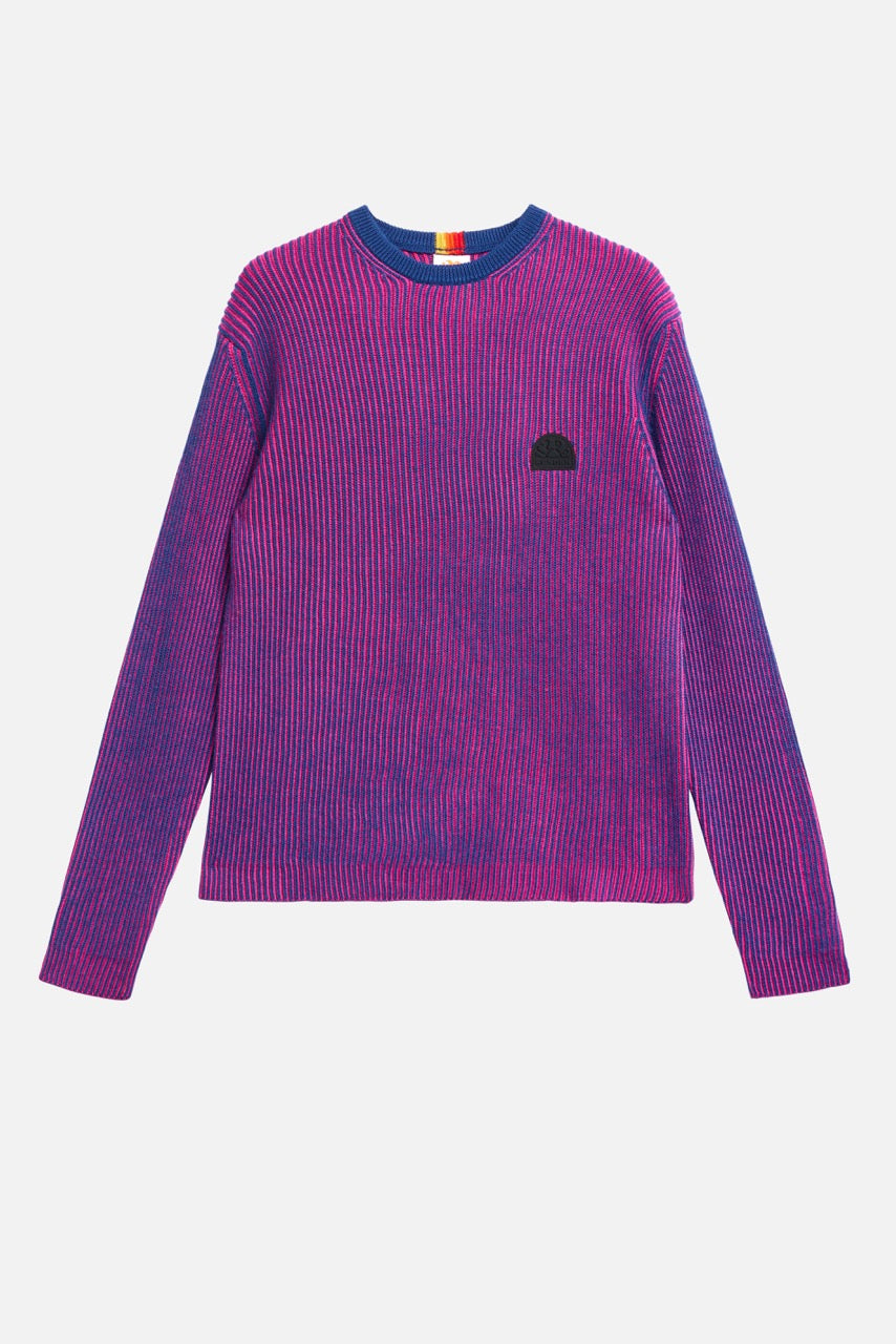 MERINO WOOL MOULINÉ SWEATER