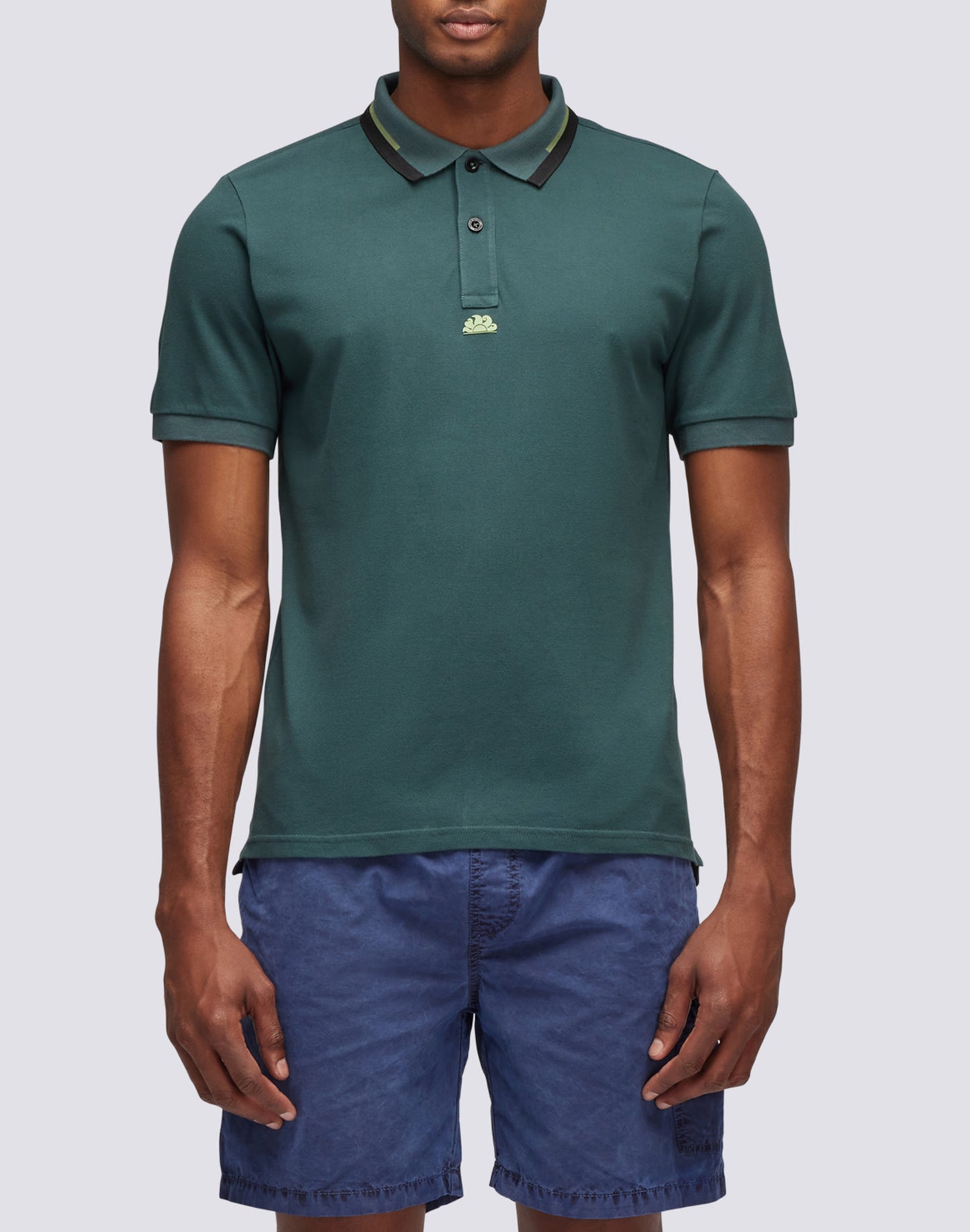 COMBINED PIQUÉ COTTON POLO SHIRT