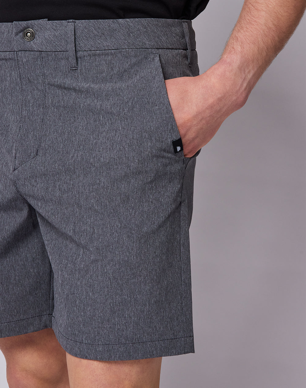 WALKSHORT IN TESSUTO MELANGE IDROREPELLENTE