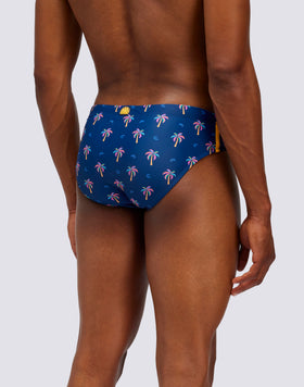 AUGUST BRIEF WITH MINIPALM PRINT