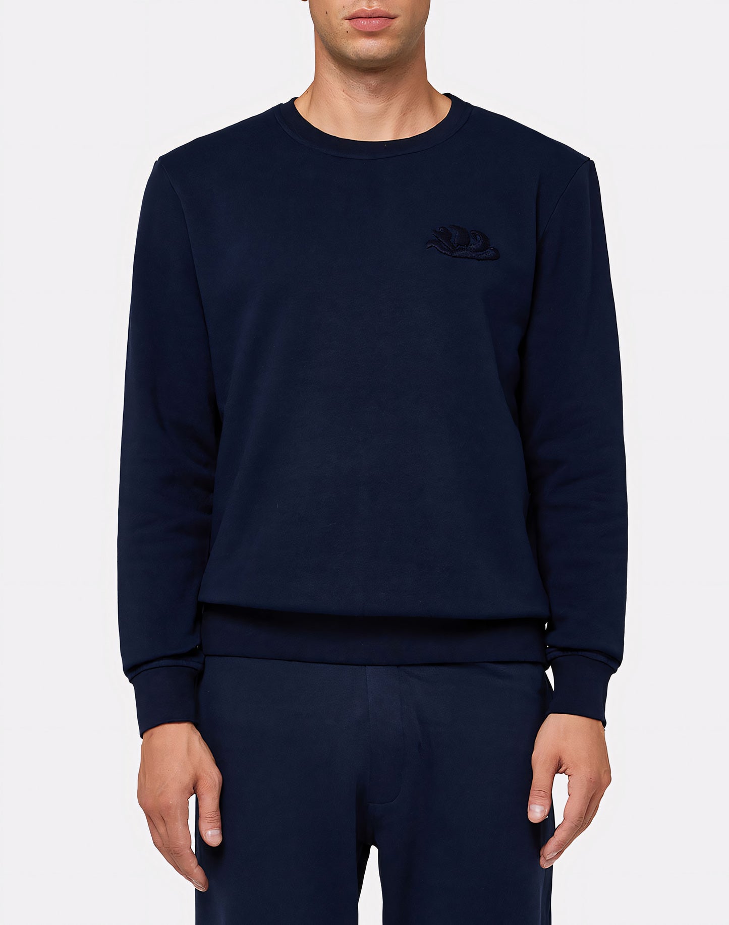 CREW NECK SWEATSHIRT WITH LOGO