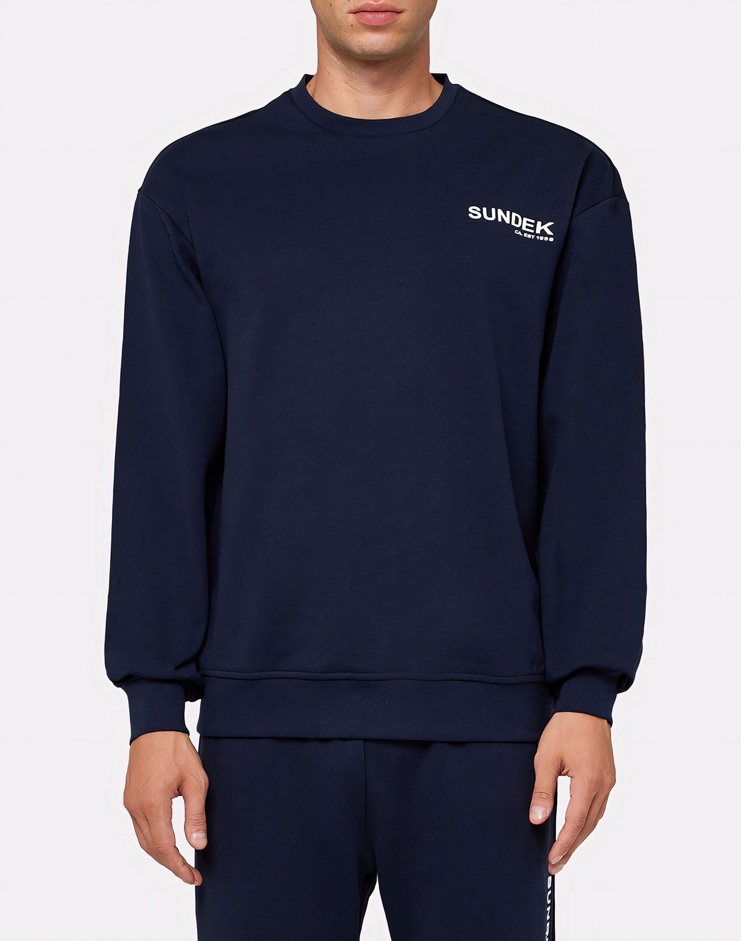 COTTON CREW NECK SWEATSHIRT