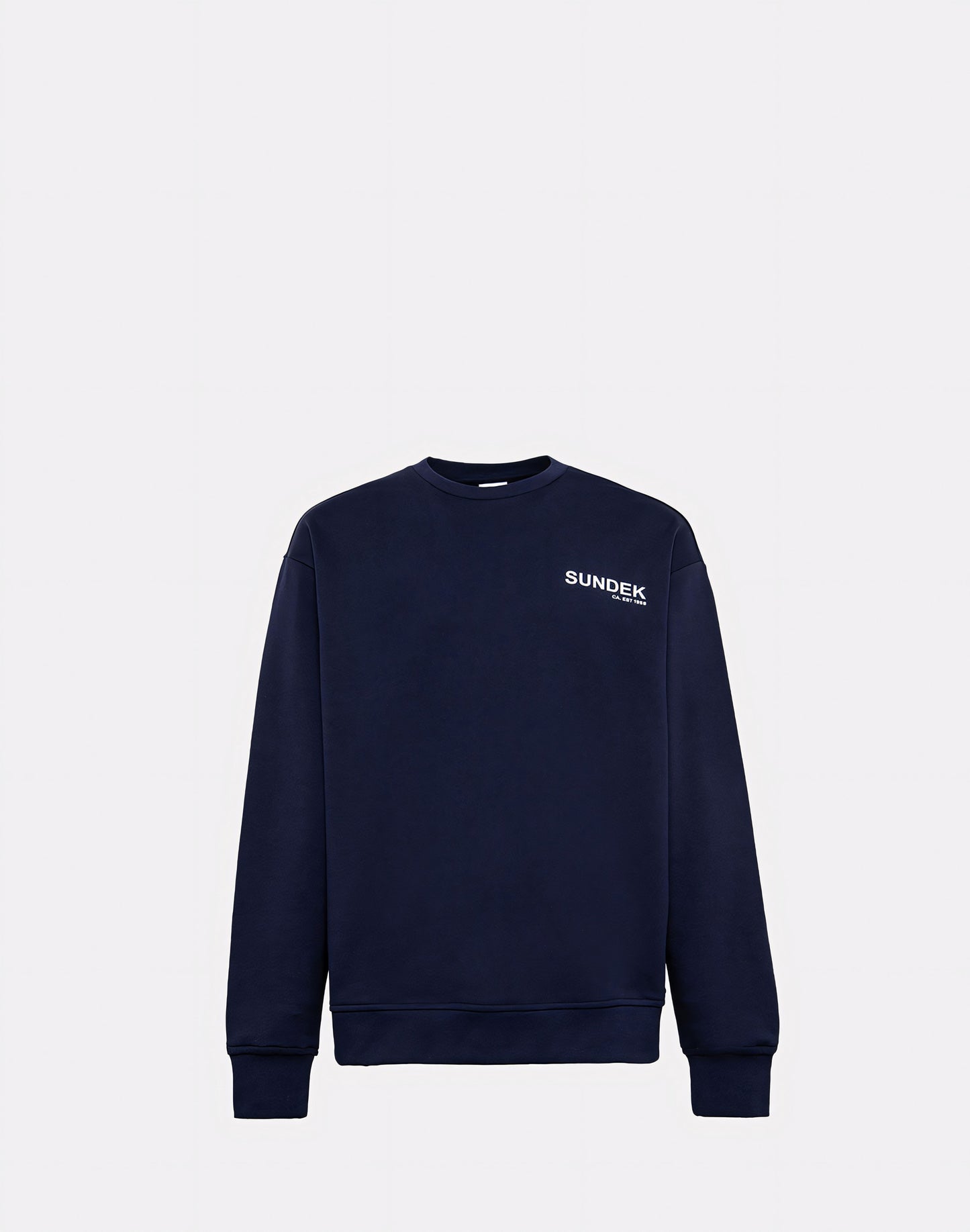 COTTON CREW NECK SWEATSHIRT