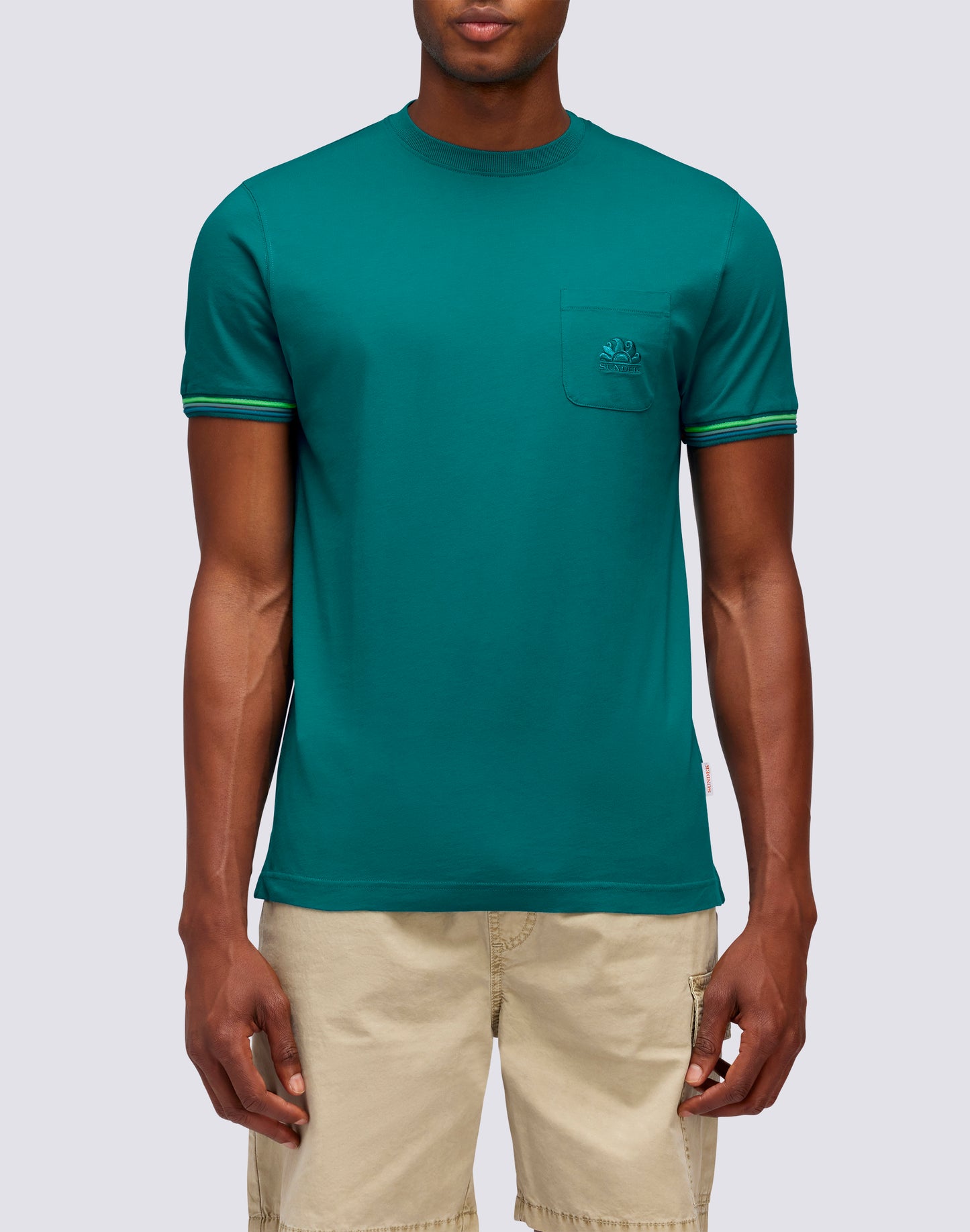 FINN CREW NECK T-SHIRT WITH POCKET