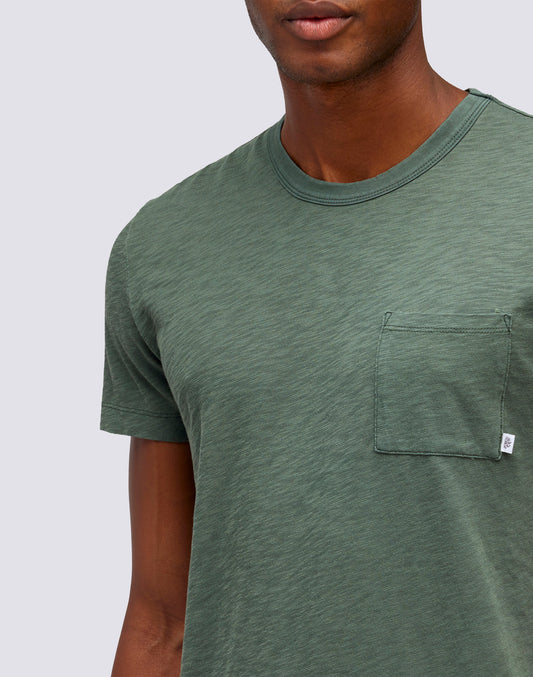 GARMENT DYED T-SHIRT WITH POCKET