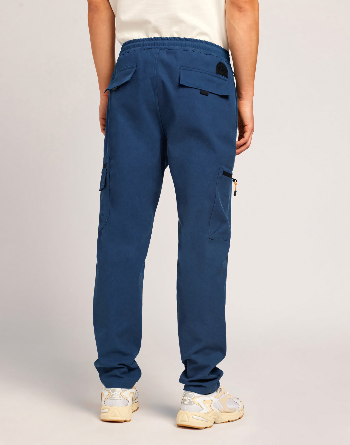 SEMI-STRETCH COTTON NYLON TROUSERS