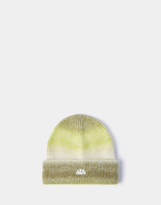 RIBBED BEANIE WITH EMBROIDERED LOGO