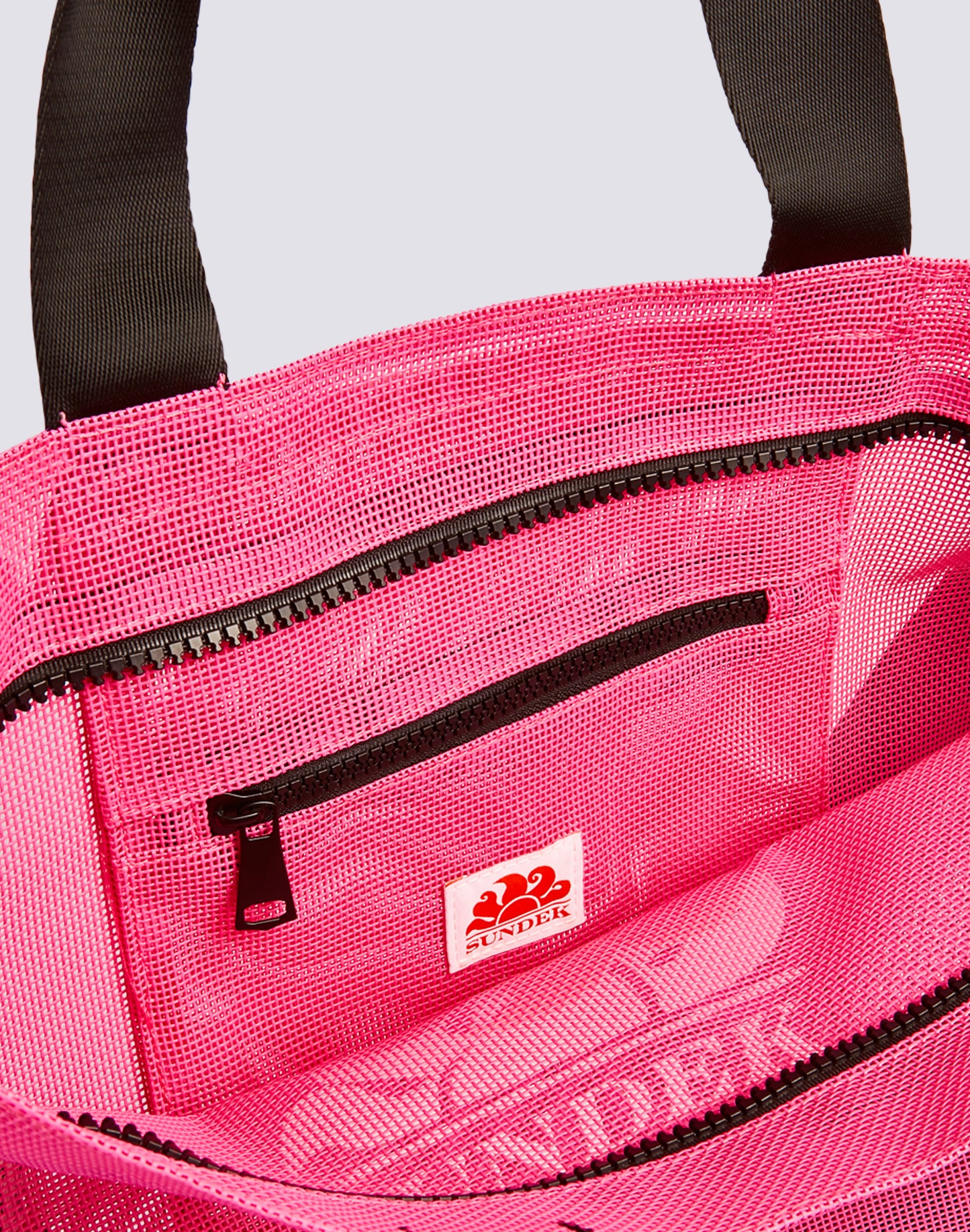 MESH BEACH BAG WITH LOGO