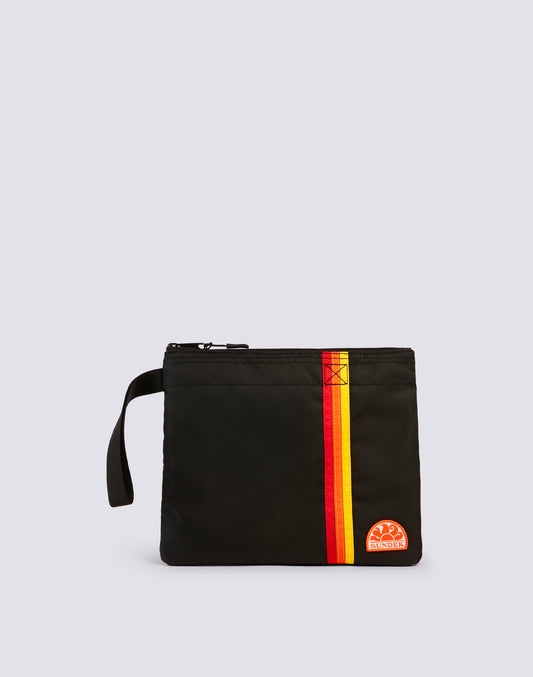 LUDWIG - CLUTCH BAG WITH RAINBOW DETAILS