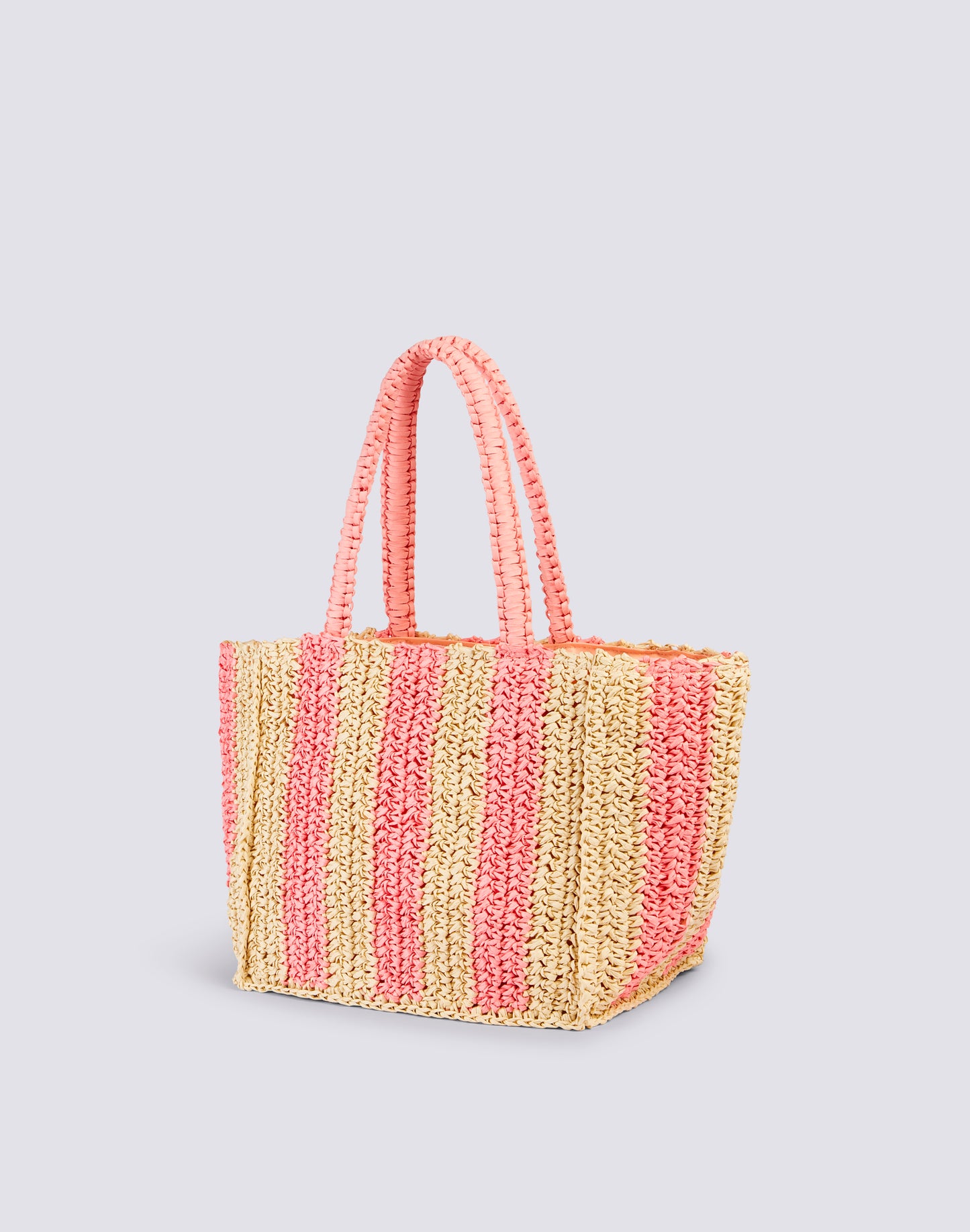 VITA - WOVEN STRAW BAG WITH EMBROIDERED LOGO