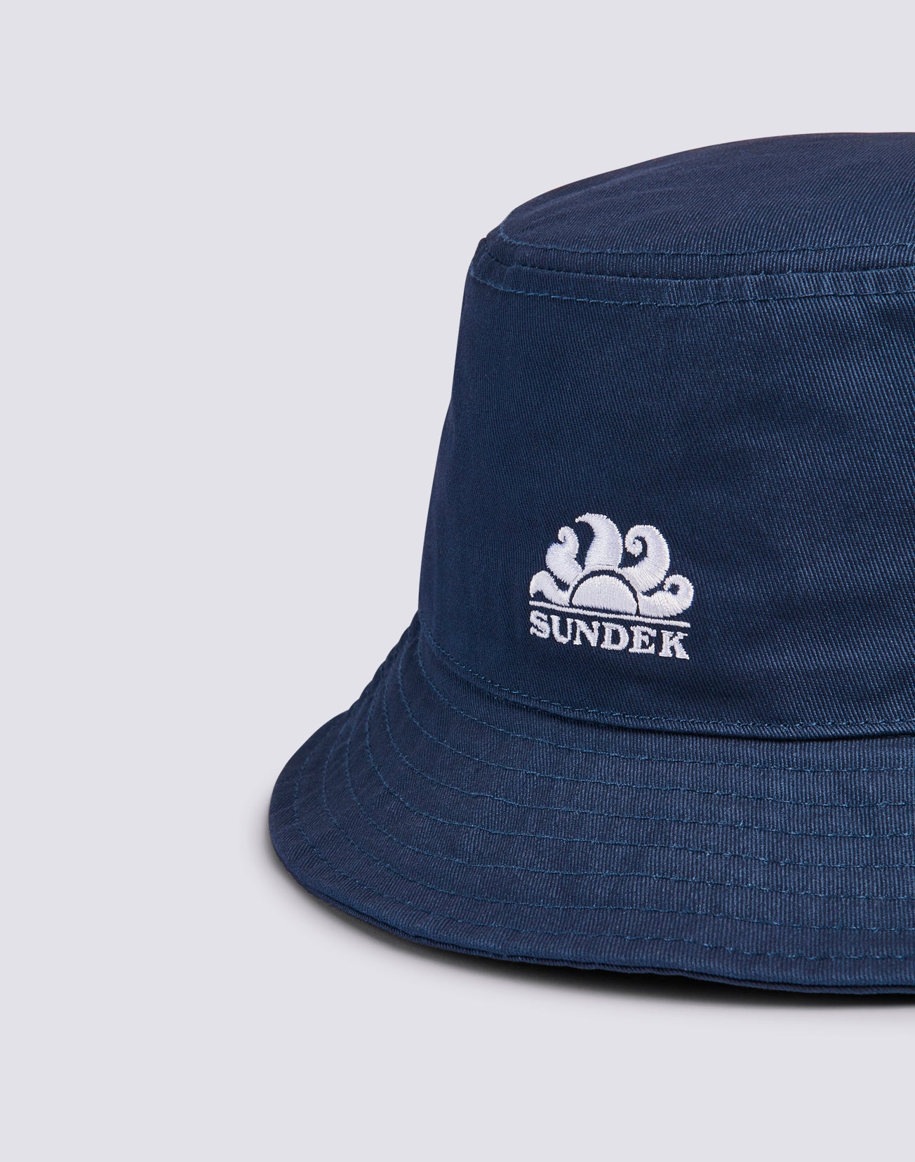 BUCKET HAT WITH EMBROIDERED LOGO