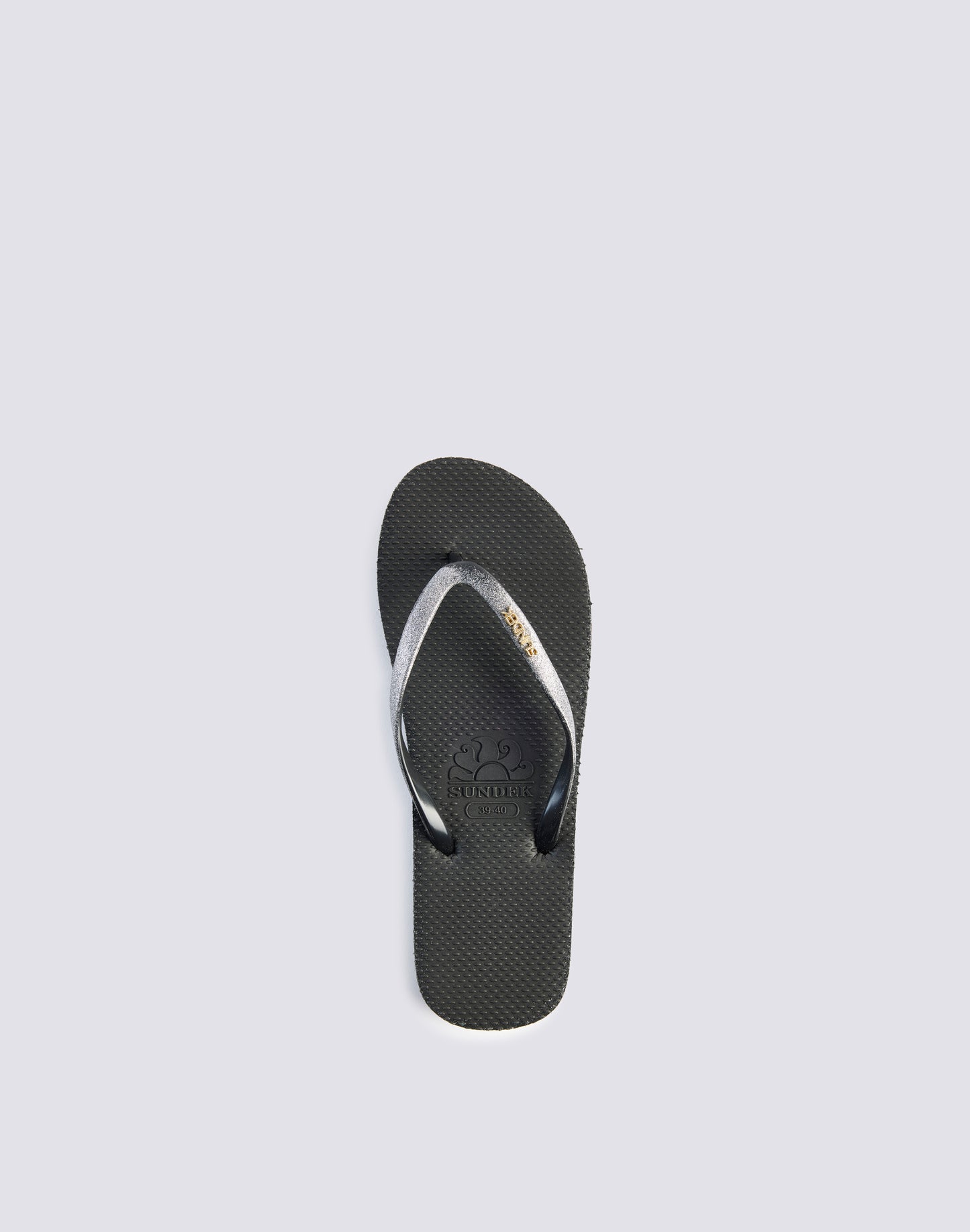 RUBBER FLIP-FLOPS WITH GLITTER