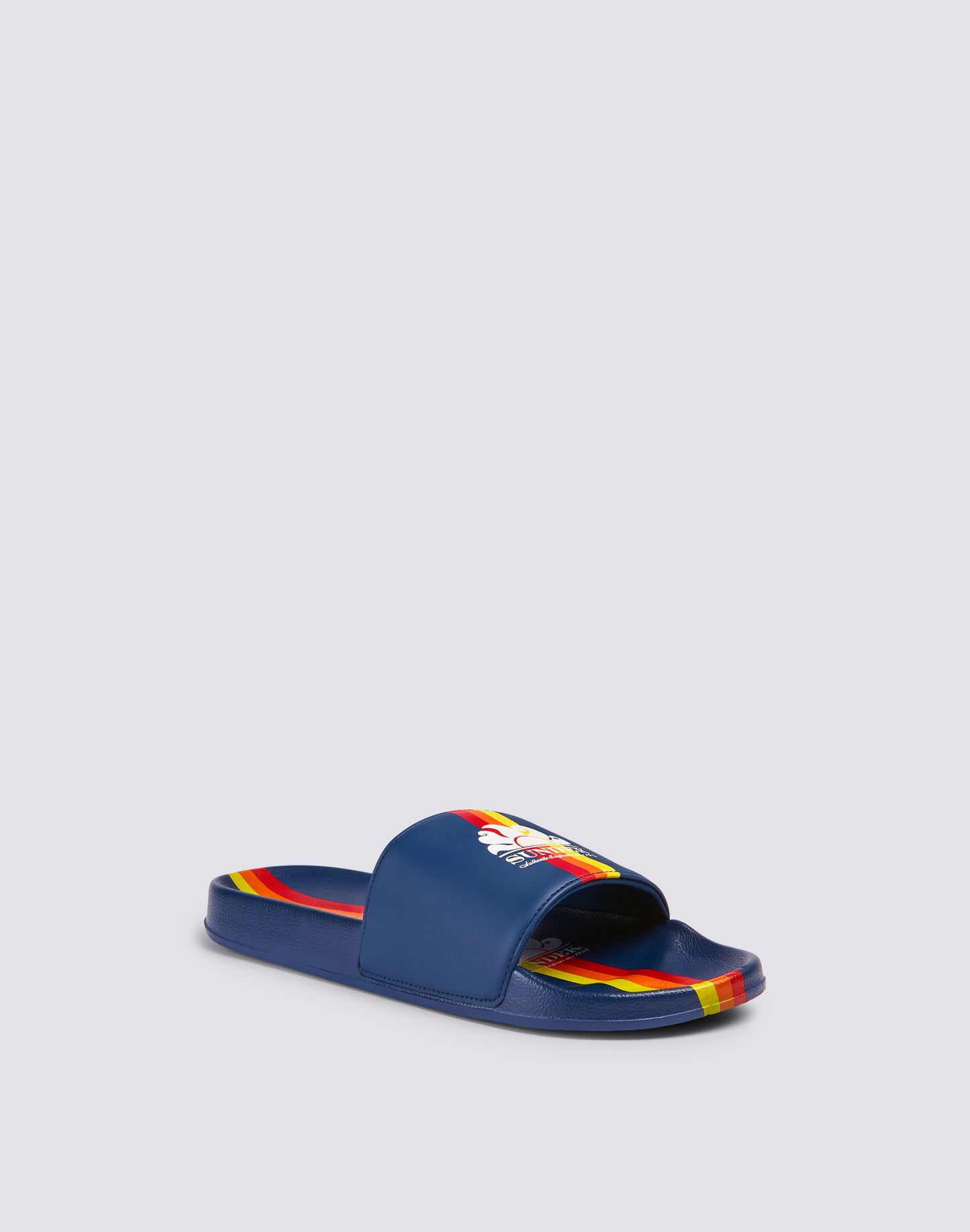 BAND SLIPPERS WITH LOGO AND RAINBOW DETAIL