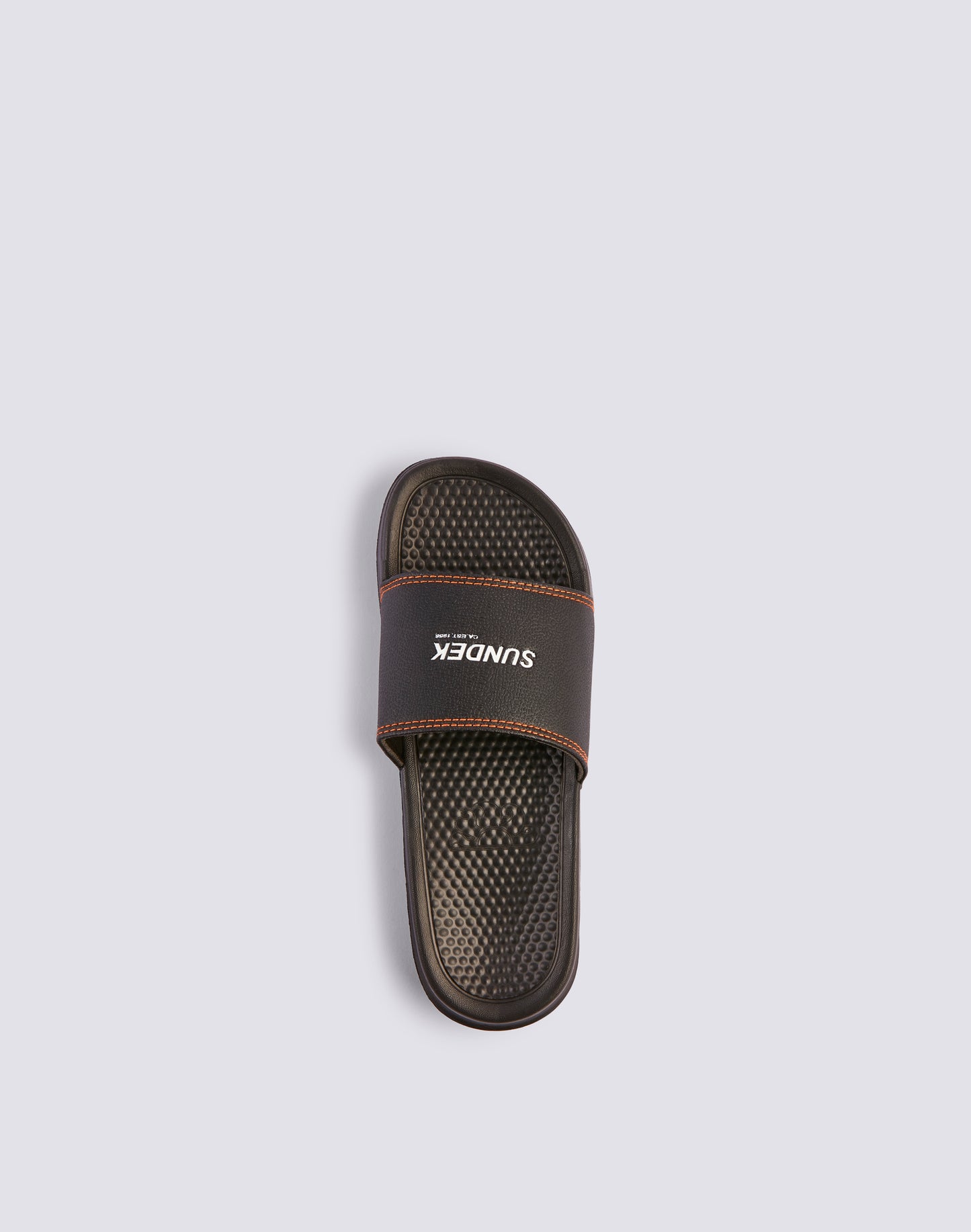 BAND SANDALS WITH CONTRASTING STITCHING