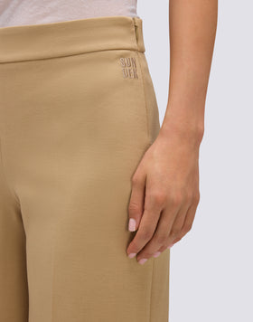 PANTALON LONG EN SERGÉ POUR FEMME