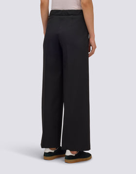 PANTALON LONG FEMME EN TWILL POLY VISCOSE