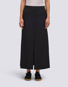 LONG SKIRT IN POLY VISCOSE TWILL
