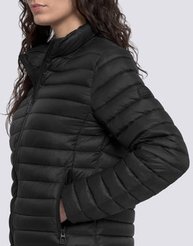 WOMEN'S DOWN JACKET WITH STANDING COLLAR
